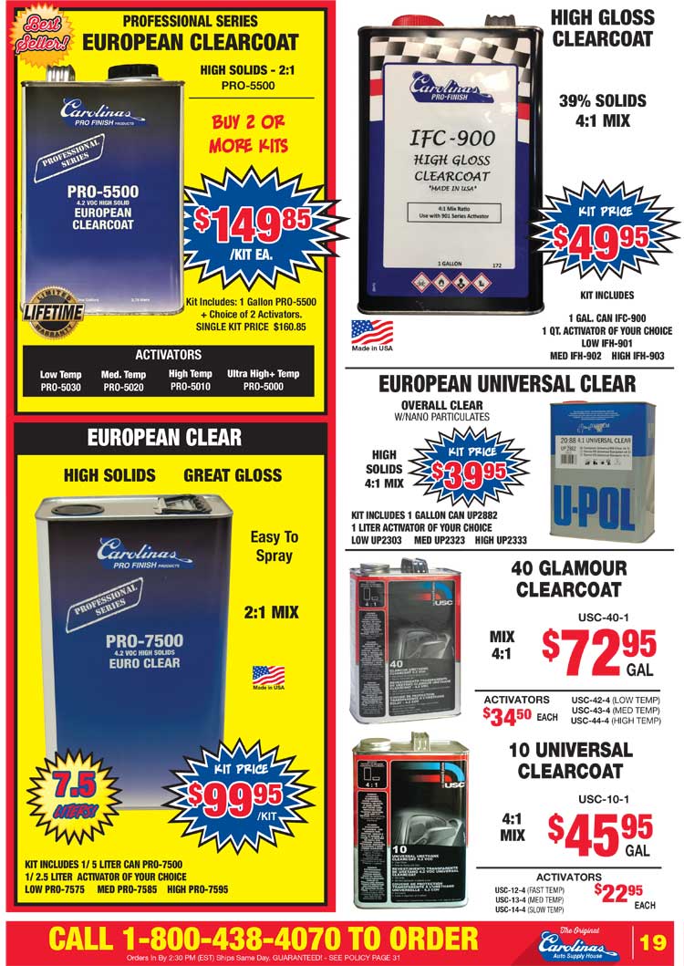 Carolinas Auto Supply House - Circular page 19