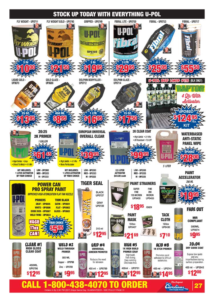 Carolinas Auto Supply House - Circular page 27
